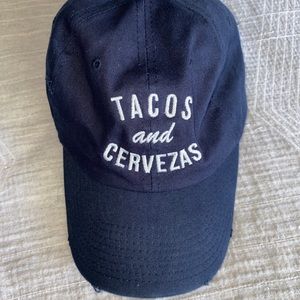 Tacos and Cervezas baseball style hat/cap